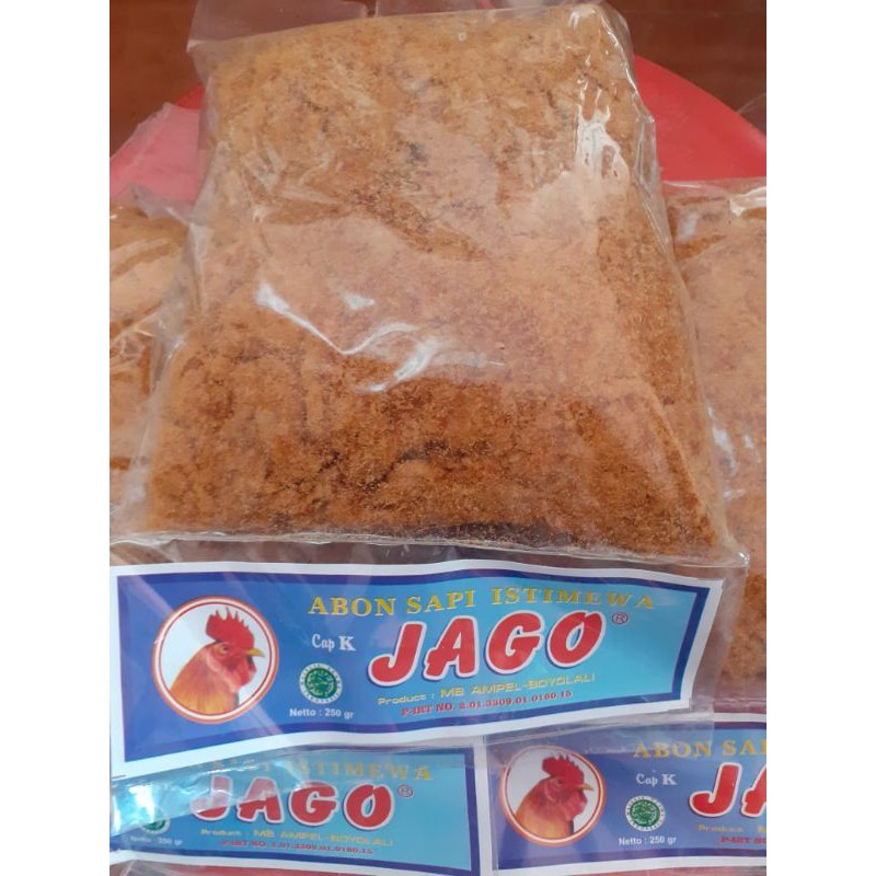 

Abon Sapi Super Cap K JAGO 250gram