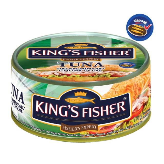 

Sarden Tuna King's Fisher Chunk In Oil 170 gram