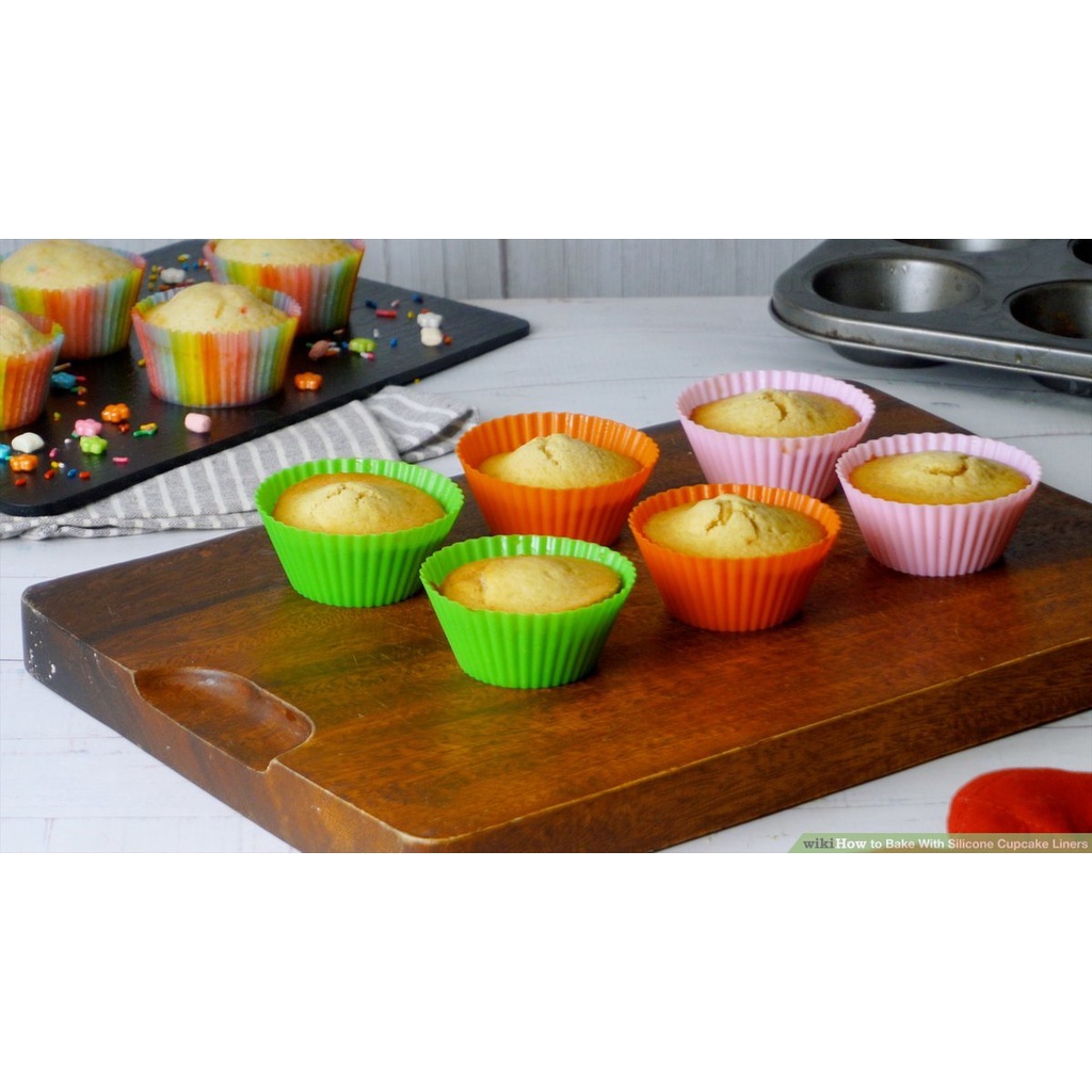 [DEASHOP] CETAKAN SILICON CUPCAKES MUFFIN / CETAKAN KUE SILIKON / CUP CAKE BAKING MOLD / SILICON MOLD