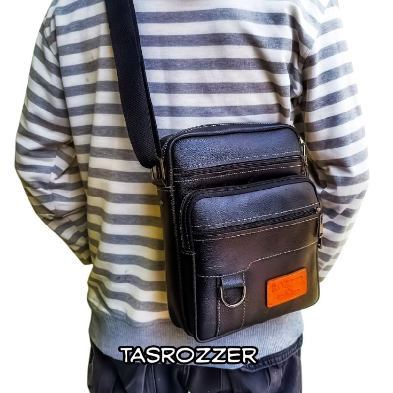 NEW | Tas ROZZER kulit asli 100% ori garut