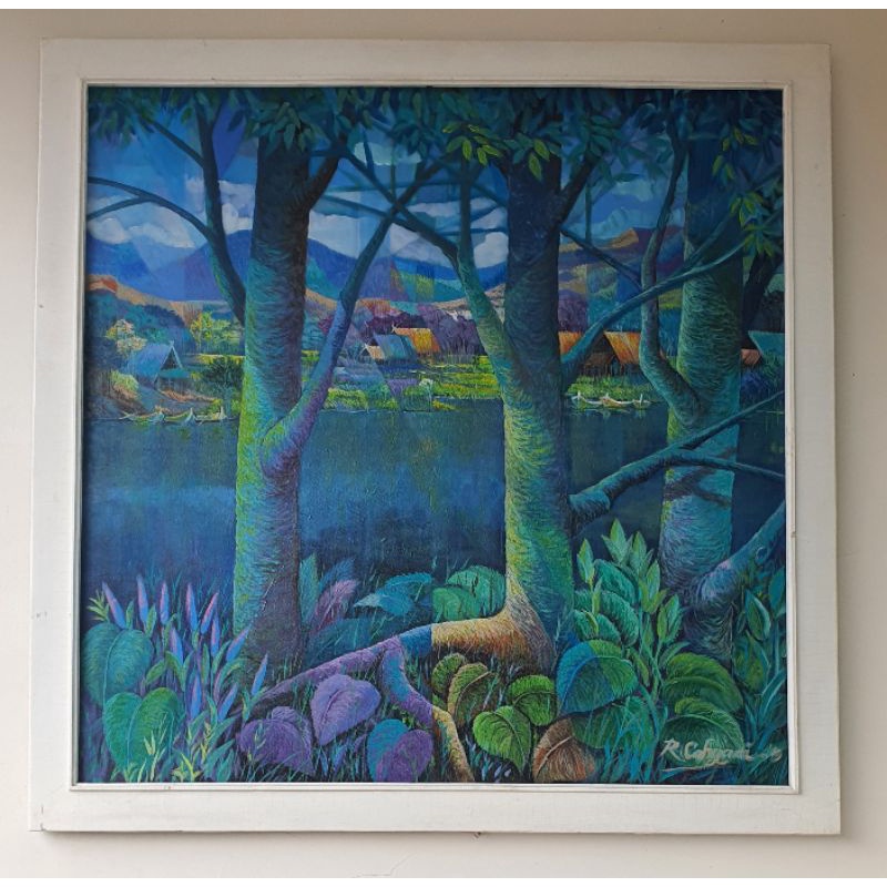 

Lukisan Canvas Acrylic Landscape