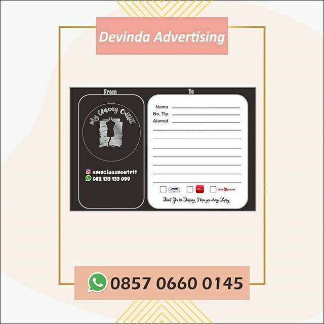 

Stiker label pengiriman online shop