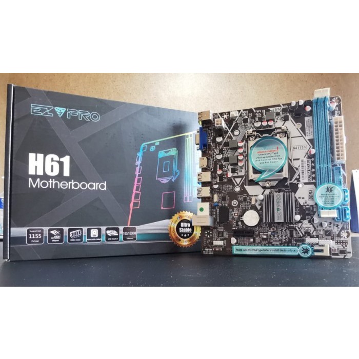 Motherboard EzPro H61 USB 3.0 - (Socket LGA 1155)