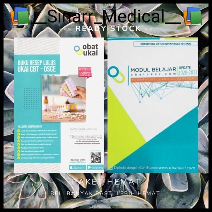 

TERBARUU!! SEPAKET Buku Resep Lulus Ukai Cbt OSCE + Modul belajarUpdate 2020/2021 COD
