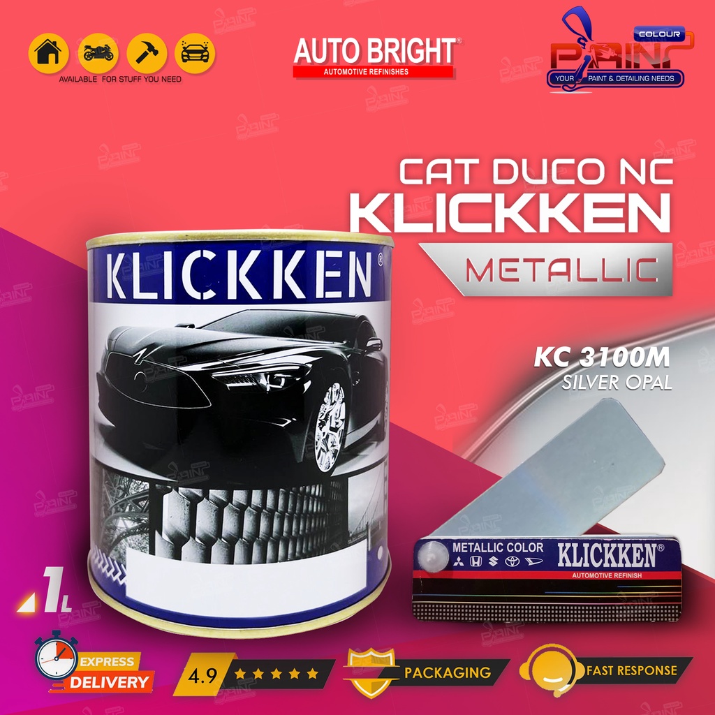 Cat Duco Metallic KLICKKEN METALLIC - KC 3100M SILVER OPAL