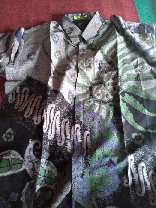 Biantara Kemeja Batik Pria Solo Pendek Batik Aljaya Kapal Kandas Peksi Seling Indradewa Kipas Asmara