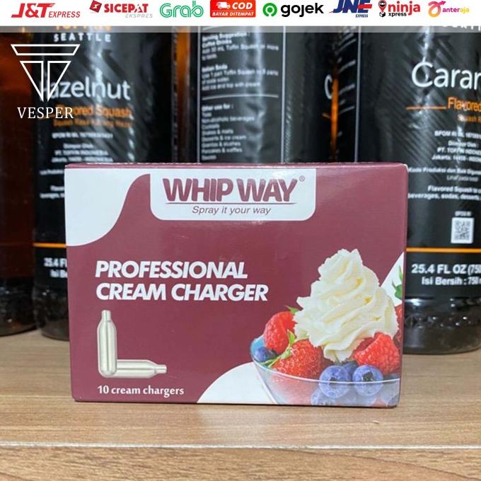 Jual Nitro charger / n20 chargers / gas mini capsule / whip cream