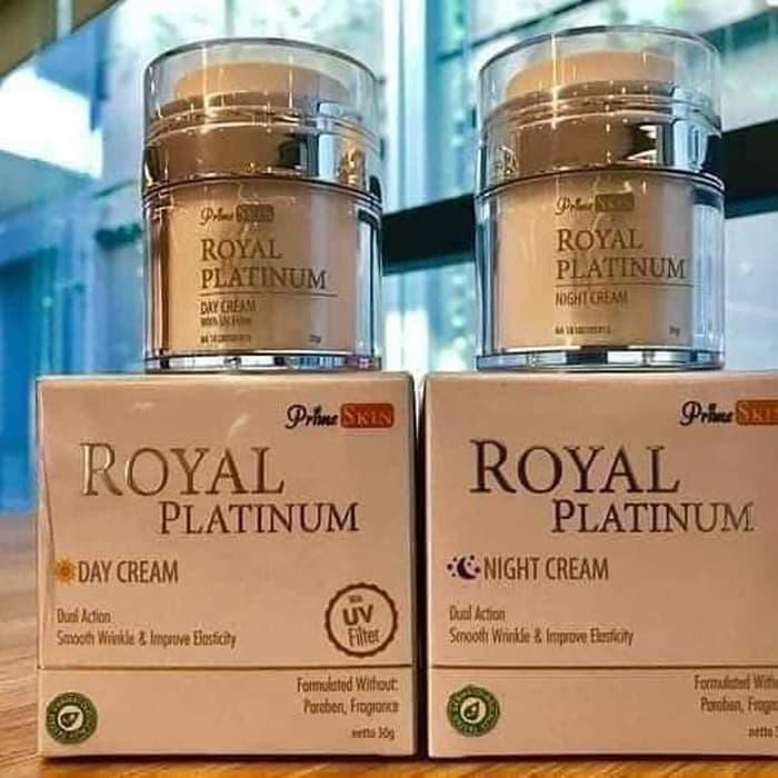 PRIMESKIN ROYAL PLATINUM(antianging day & night cream samarkan kerutan