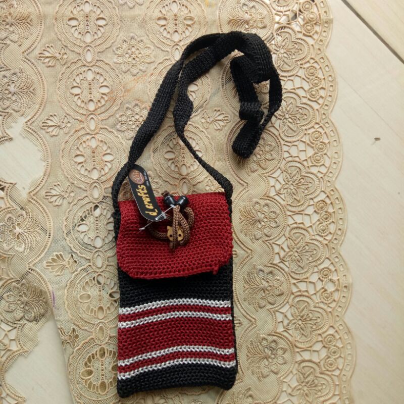 Tas hp rajut  / tas hp rajutan murah