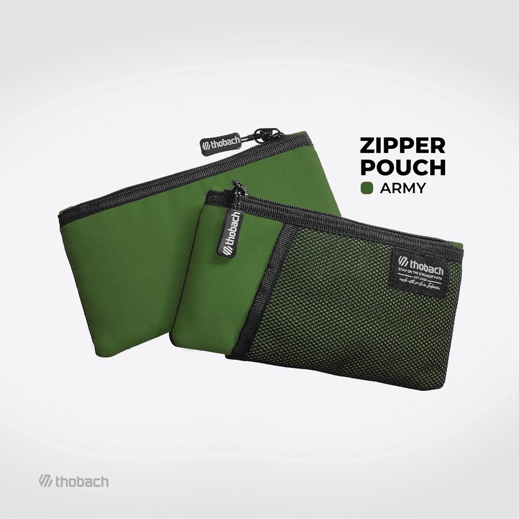 THOBACH - POUCH BAG ZIPPER DOMPET UANG DOMPET KUNCI DOMPET HANDPHONE