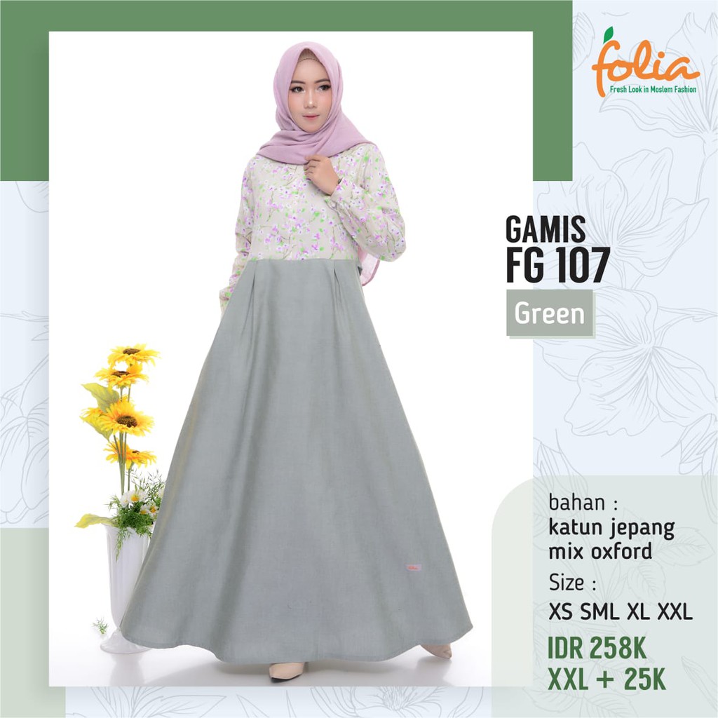 Gamis Katun Jepang Folia FG 150
