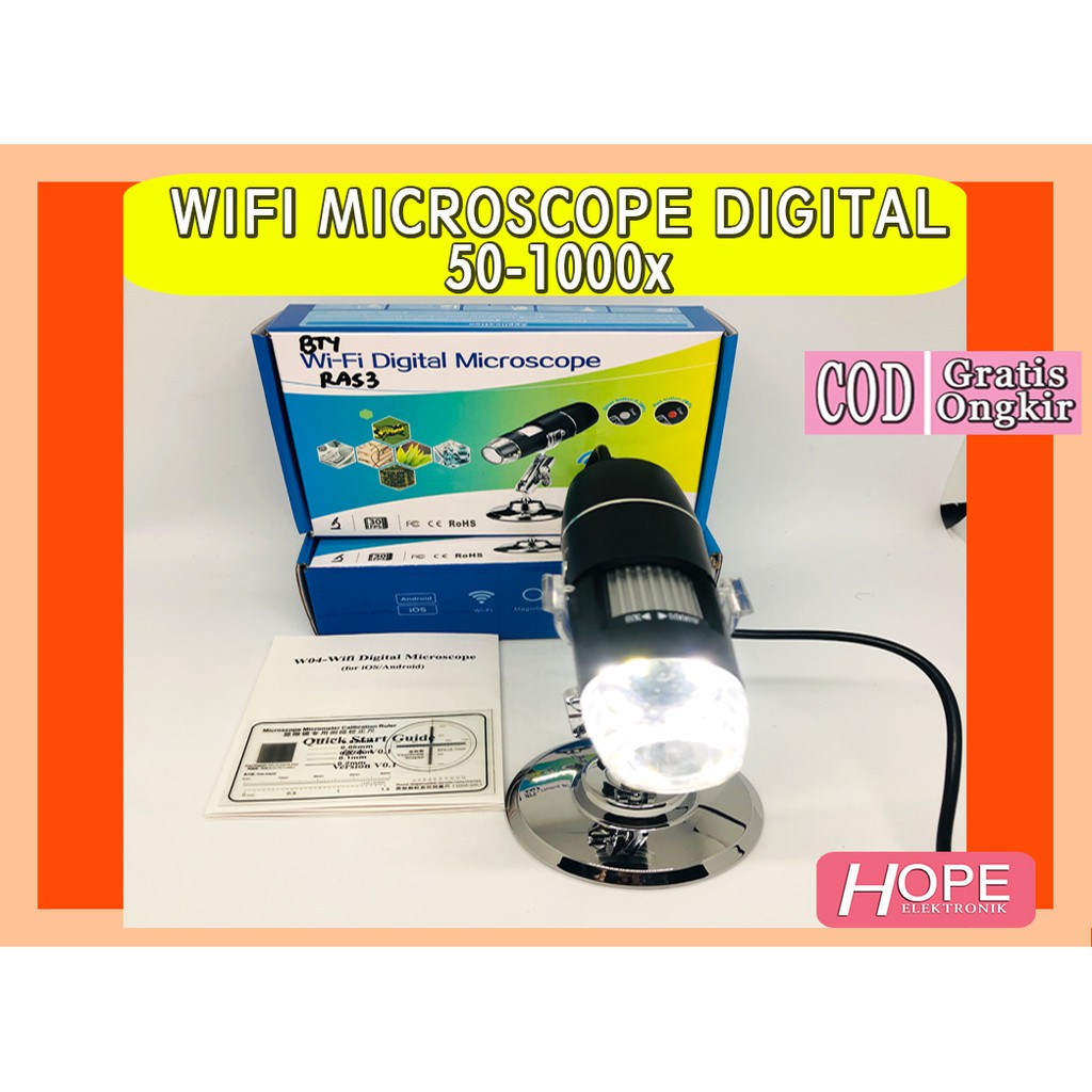 Wifi Digital Microscope 50 - 1000x Microscope Digital Wifi
