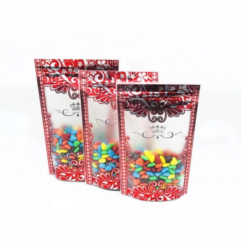 20Pcs Plastik Ziplock Bag Standing Pouch Kemasan Cookies Permen