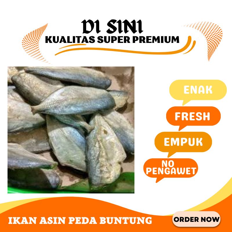 

Ikan Asin Peda Buntung 1kg Kualitas Super Premium by Sayuran Segar Garut