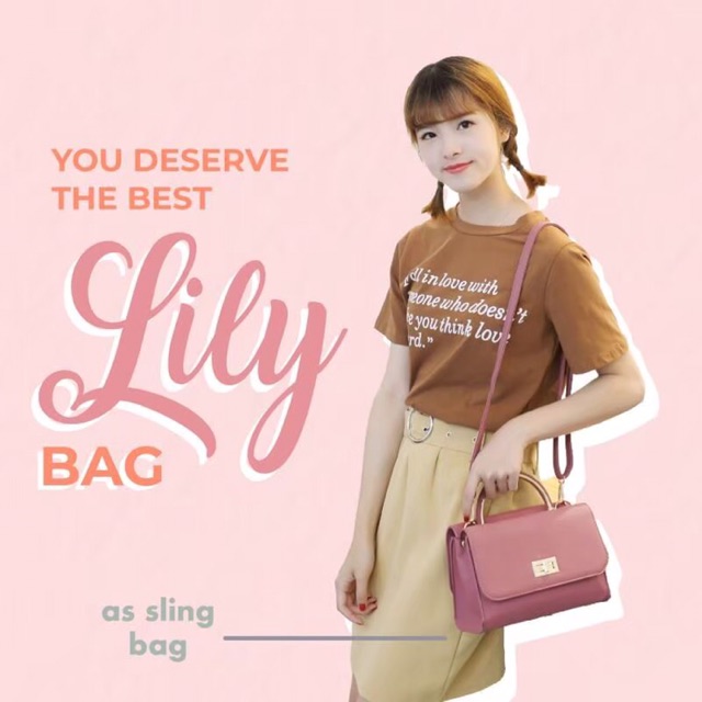 TAS SELEMPANG 2 RUANG JH LILY BAG