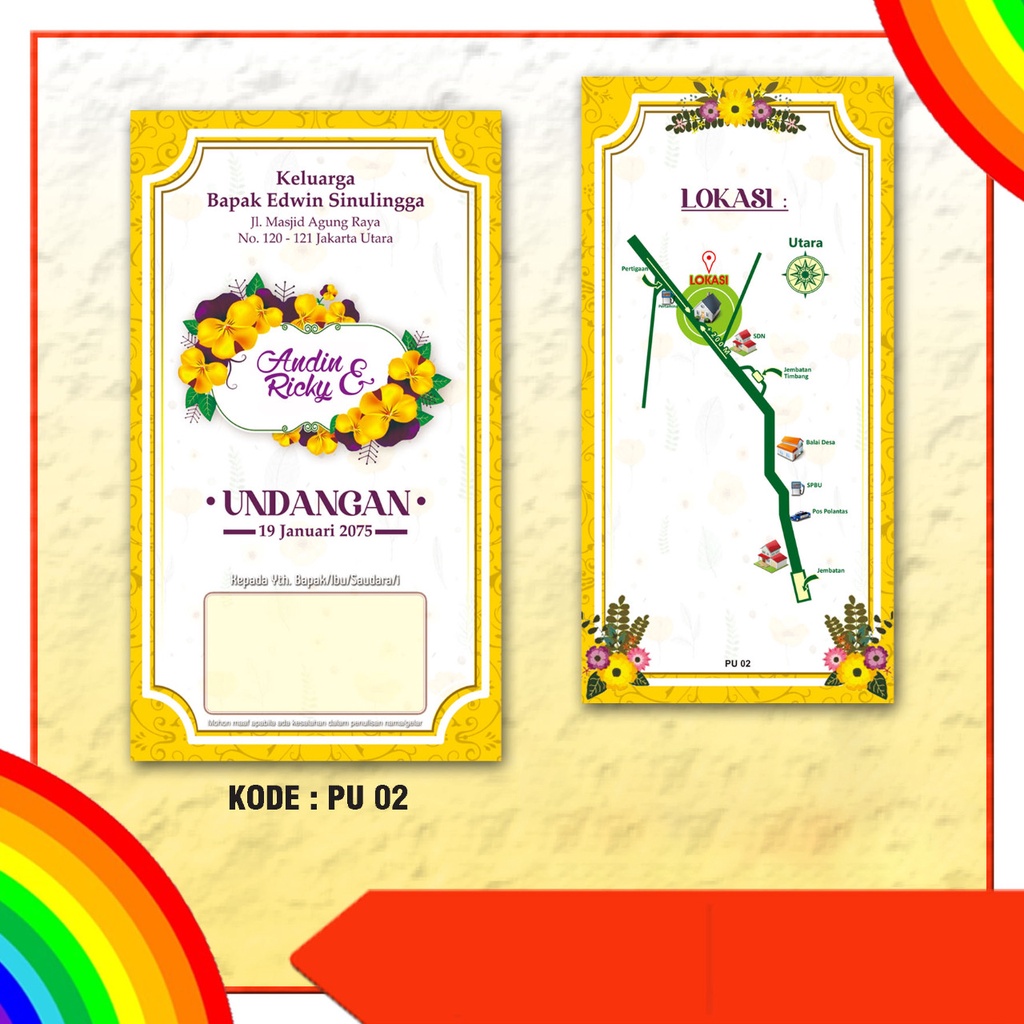 PU 02 Blanko Undangan