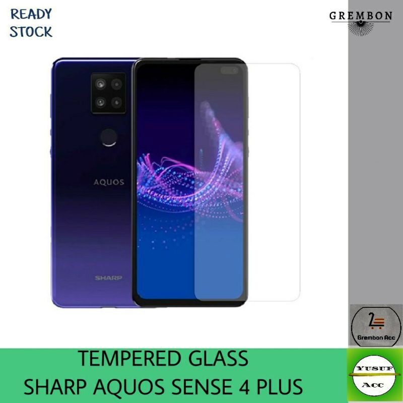 TEMPERED GLASS SHARP AQUOS SENSE 4 PLUS Sh S40P Tempered Glass Kaca Sense 4 plus