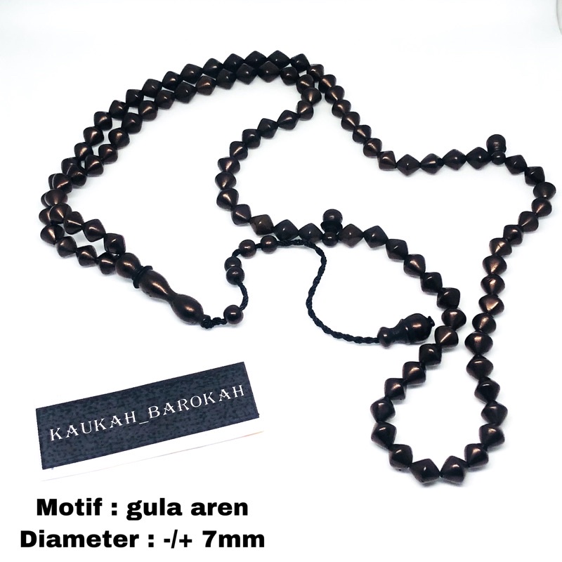 TASBIH GULA AREN UKURAN UKURAN 7