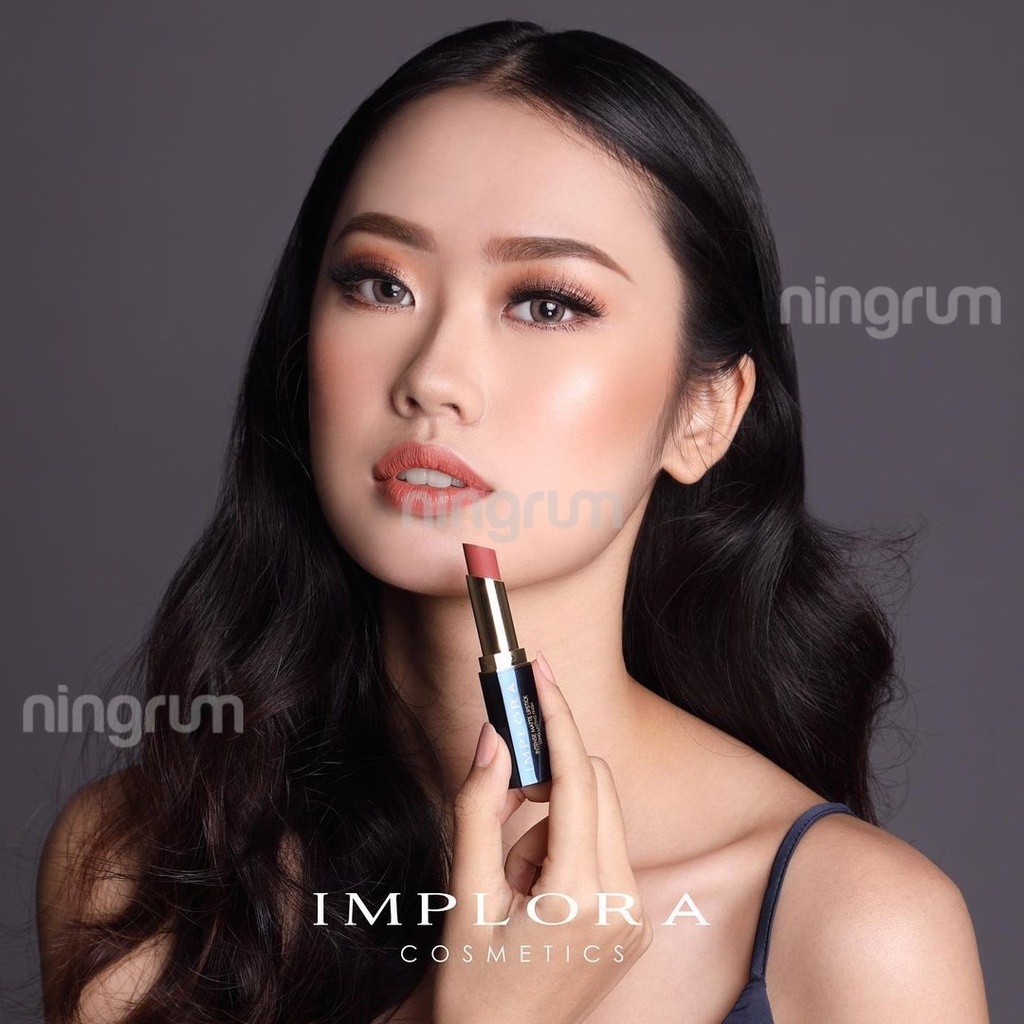 Ningrum - Implora Lipstick Intense Matte - Lipstick Long Lasting Finish Implora Lipstick 100% Original BPOM - 5103