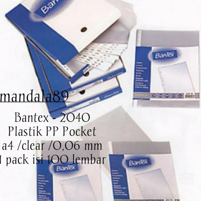 

Office & Stationery | Document Organizer | Plastik Pp Pocket A4 Merk Bantex | Best Seller