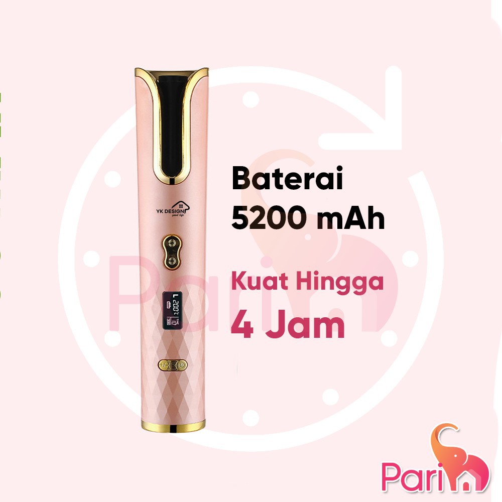 Catokan Pengeriting Rambut Catokan Keriting Portable Otomatis Magic Curler Mercury Hair Styler YK-1623