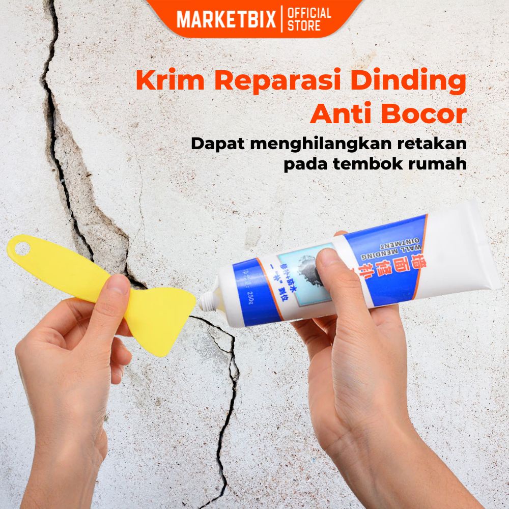 MARKETBIX Krim Reparasi Dinding Anti Bocor Pasta Krim Tambalan Dinding  Tembok Retak