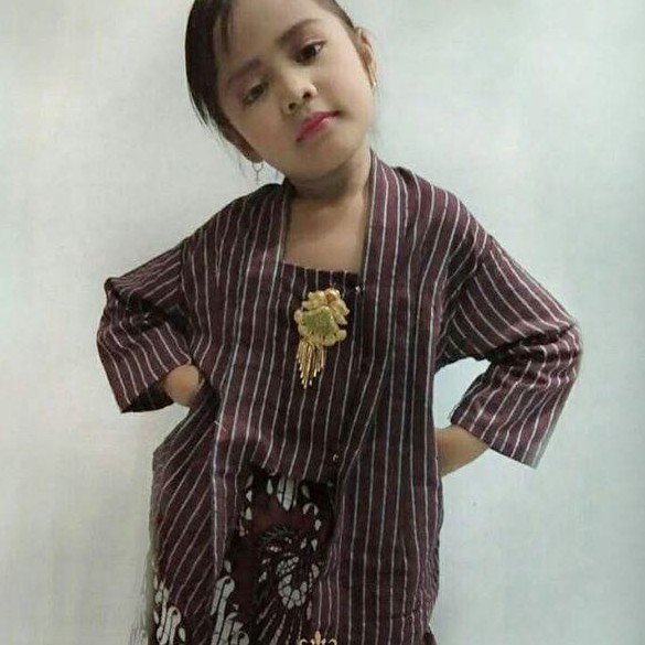 COD...!!! Kebaya Tenun Lurik - Tersedia Ukuran Dari Bayi s/d Dewasa #Adat #Jawa #Tradisional