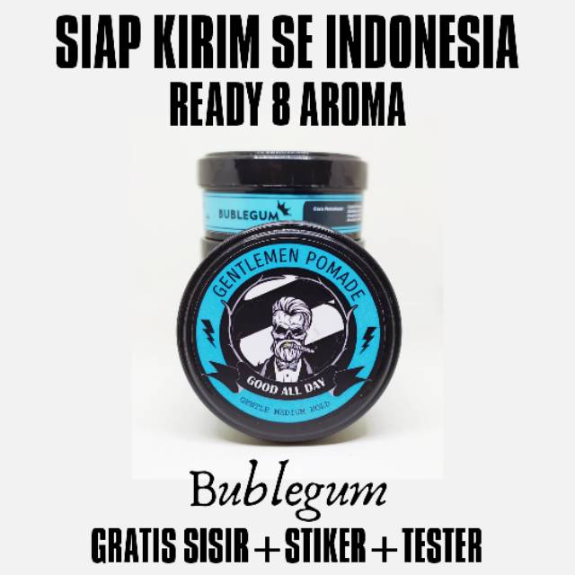 POMADE AROMA GENTLEMEN OILBASED HARGA GROSIR TERMURAH TERLARIS BUKAN POMADE WARNA