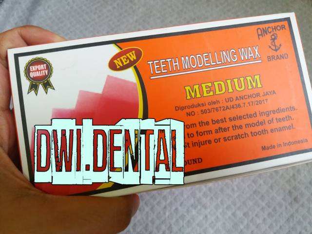 A5 - Dental wax/ model malam lilin anchor