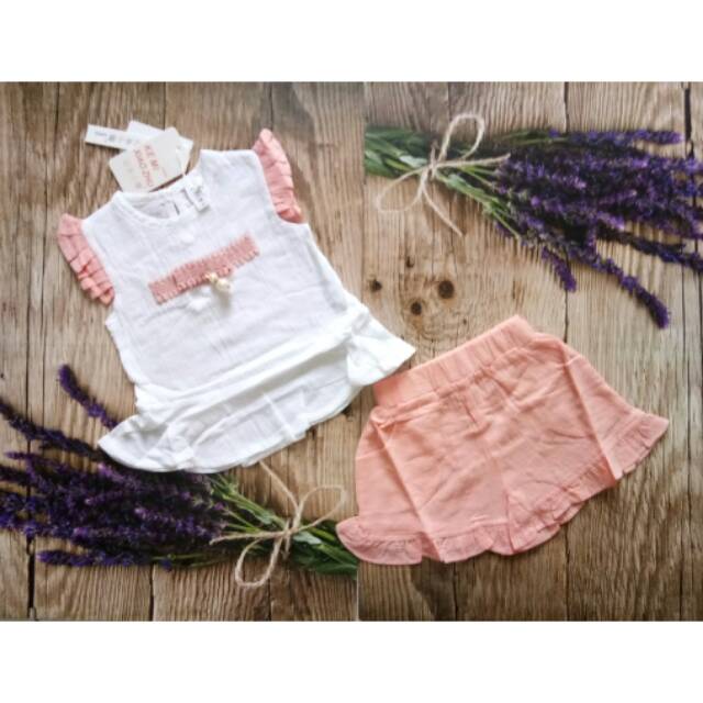 Setelan anak cewek import murah berkualitas / baju anak bayi perempuan murah branded / baju import