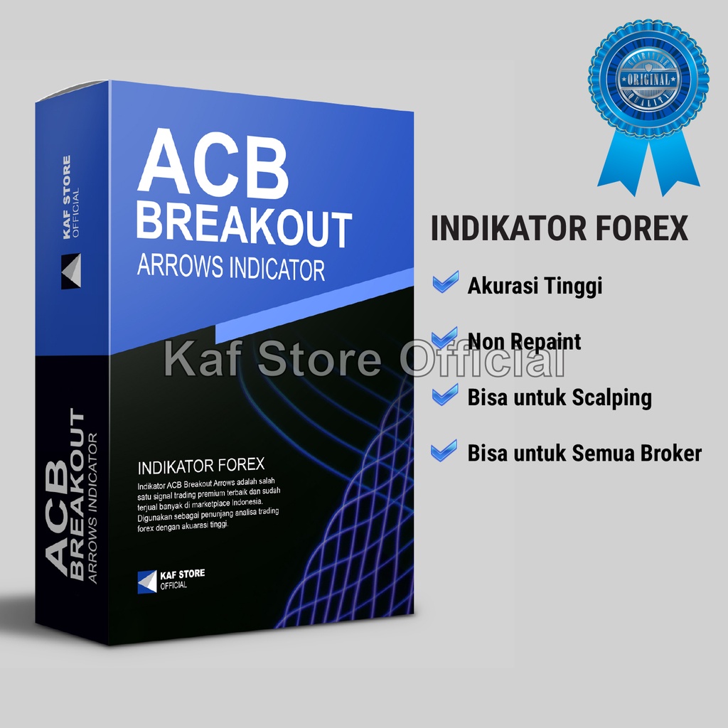 Indikator ACB Breakout Arrows | ORIGINAL | Sinyal Trading Forex Akurasi  Tinggi | 90% Winning Ratio