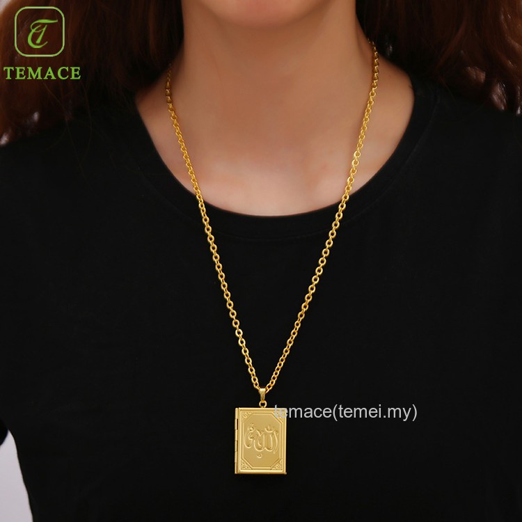 Kalung Titanium Rantai Double Gold Anti Karat untuk Wanita &amp; Pria Dm 4 mm [Toko.Cantik7]