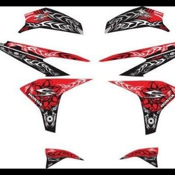 striping Honda cs1 stiker cs1 striping cs1 semi decal cs1 mantap keren murah laris amiiin