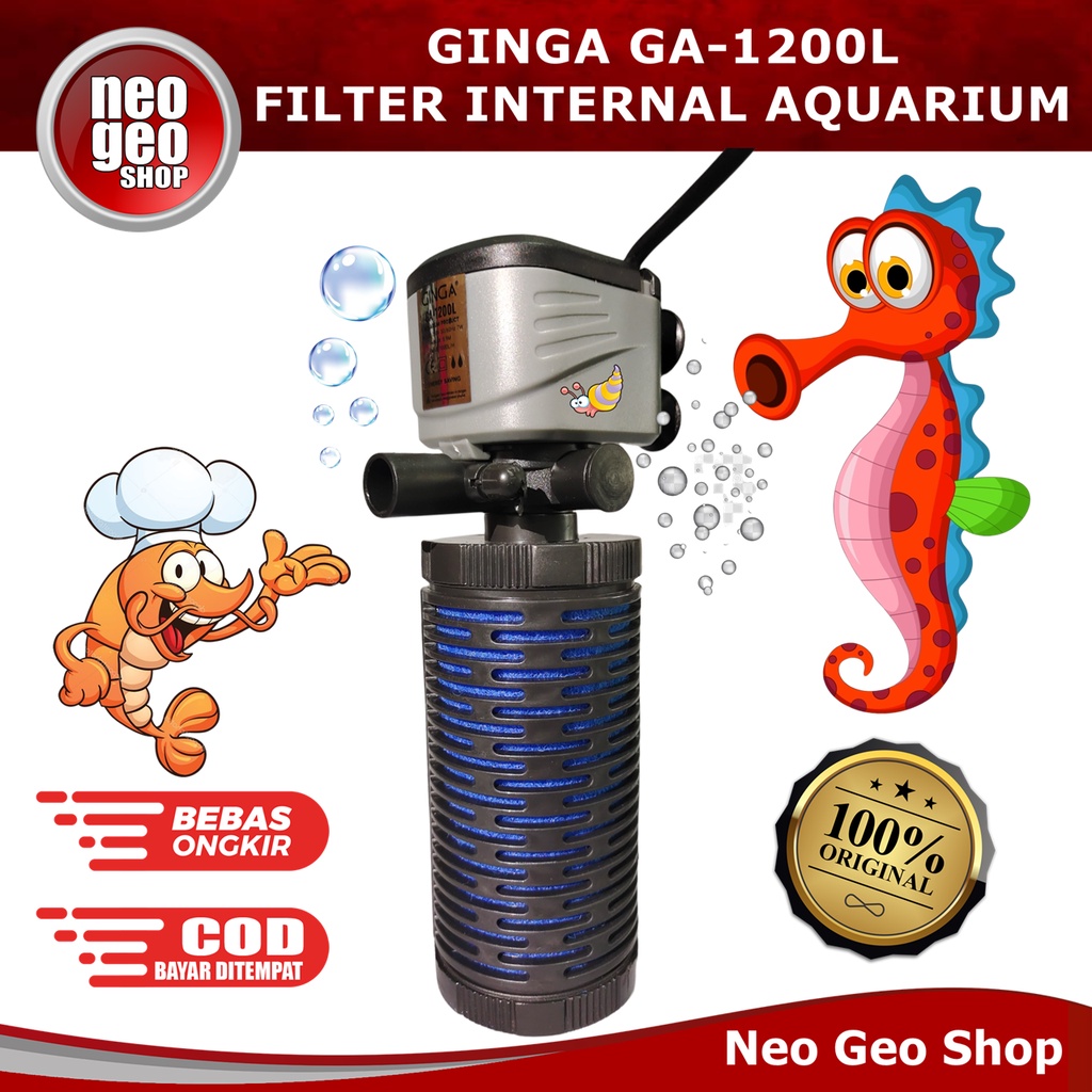 GINGA GA 1200 L 1200L GA1200L MESIN POMPA INTERNAL FILTER AQUARIUM AQUASCAPE