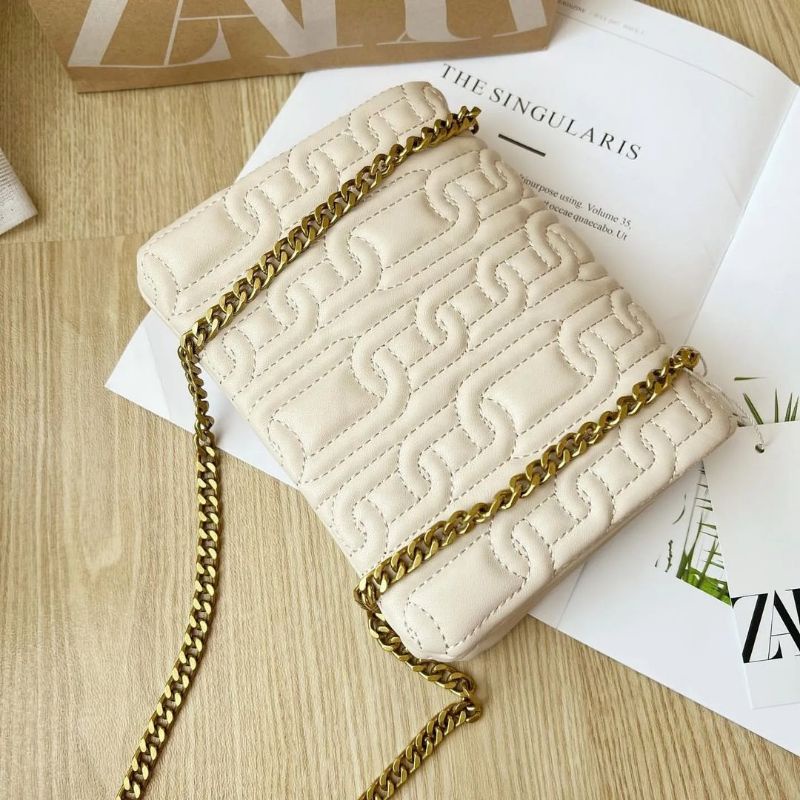 ZRA MINI QUILTED CROSSBODY BAG free paperbag