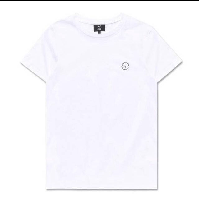 [OFFICIAL TSHIRT] BT21 x HUNT INNERWEAR - RJ SMILEY SIZE M