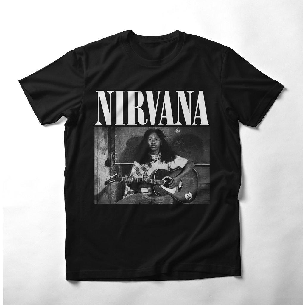 kaos NIRVANA MANDRA Premium Tshirt Original Distro - Kaos nirvana x mandra original distro - kaos ba