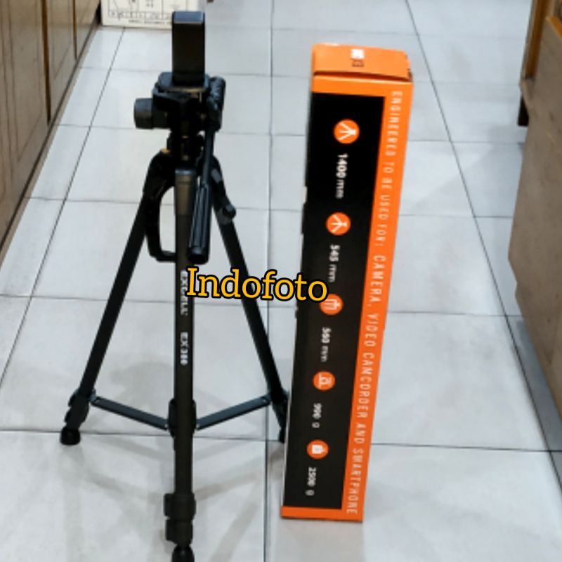 Tripod kamera murah free holder hp excell EX380