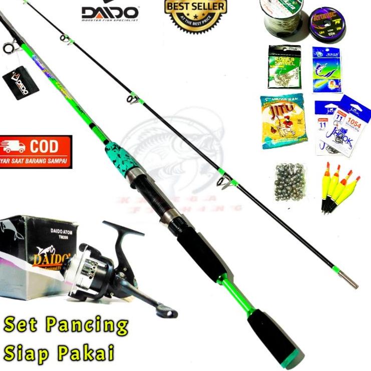 Serbuuuu.. SET PANCING MURAH DAIDO 150 CM JAPAN STYLE REEL DAIDO ATOM TM200