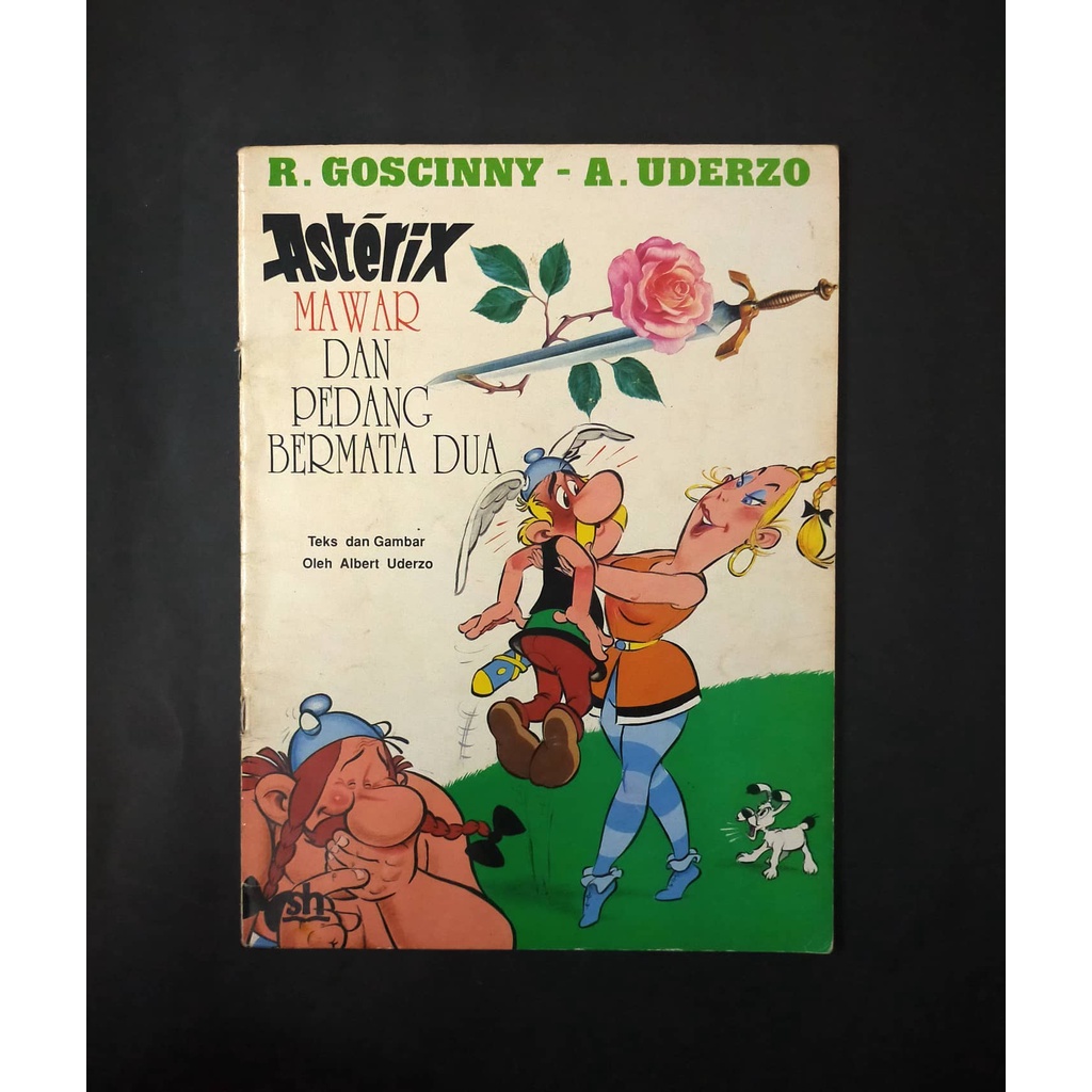 Buku Komik Eropa Obelix Asterix Mawar dan Pedang Bermata Dua
