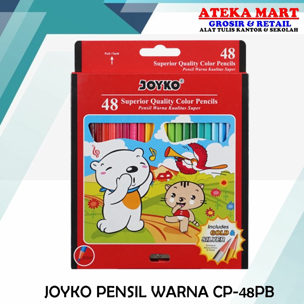 

[SET] JOYKO PENSIL 48 WARNA CP-48PB