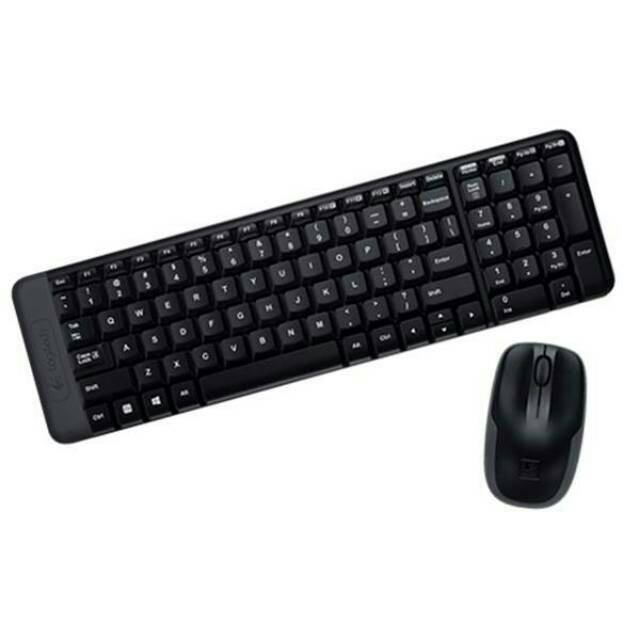 Keyboard Mouse Logitech MK220 Combo Wireless Compact