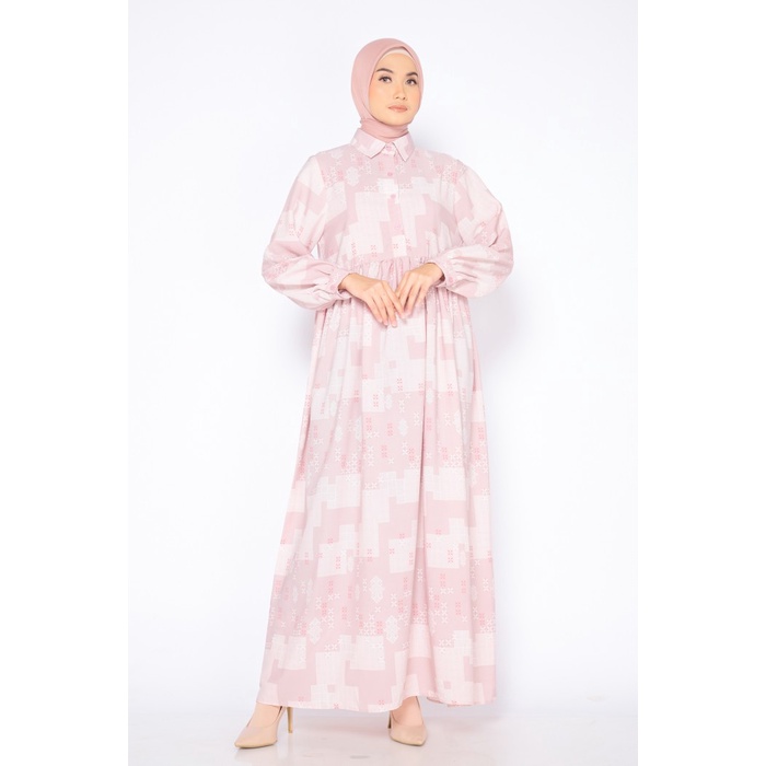 dress ZM Zaskia Mecca - Afra Blush Gamis - Jelita Indonesia - Edisi Toraja - S kekinian cantik musli