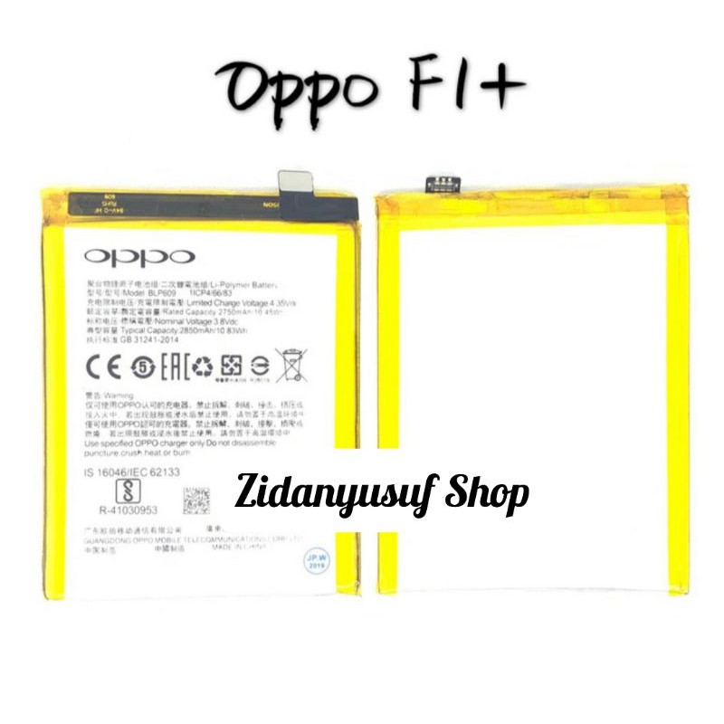 BATTERY BATRE BATRAI BATERAI OPPO F1 PLUS BLP609 BATT ORIGINAL