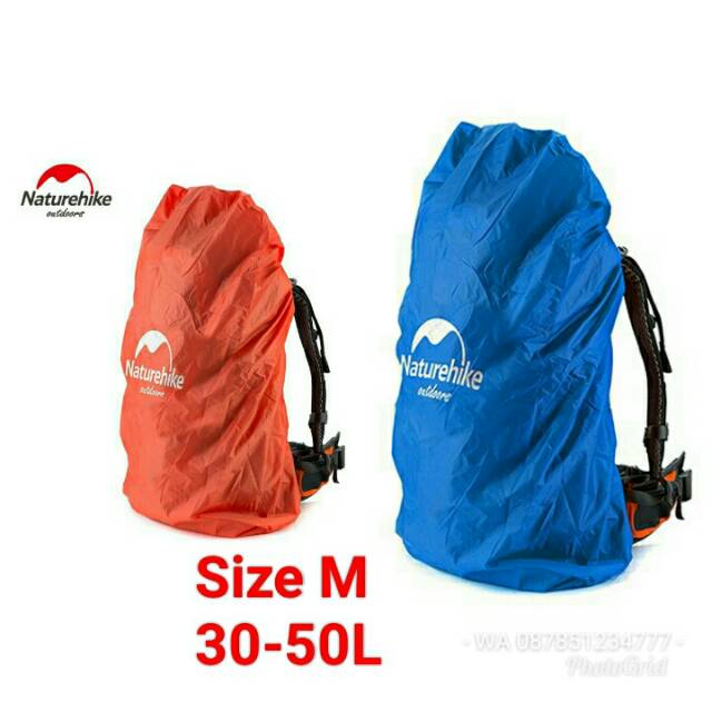 Naturehike size M 30L-50L Rain cover bag tas ransel daypack Raincover backpack 40L