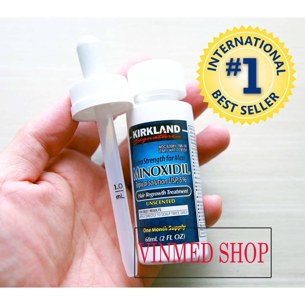 Penumbuh Rambut Kirkland Minoxidil 5%+Pipet Original