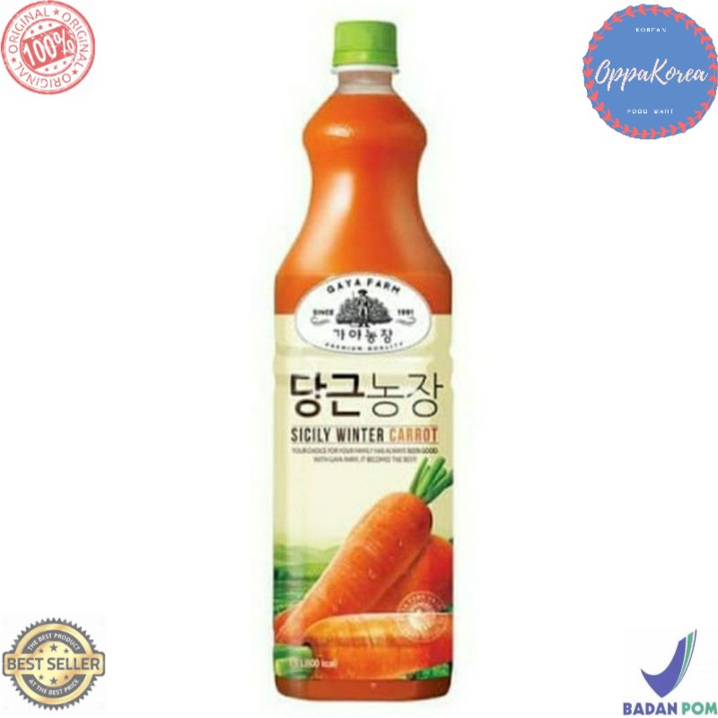 

Gaya Farm Carrot Juice Drink 1.5 liter