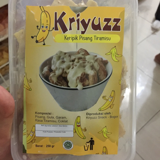 

Kripik Pisang Rasa “Tiramisu”