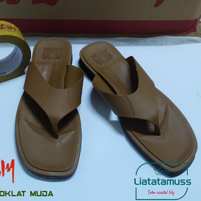 ➧ Sandal lily 201 ORIGINAL- sendal lily - sandal japit - sandal pria - grosir ♬
