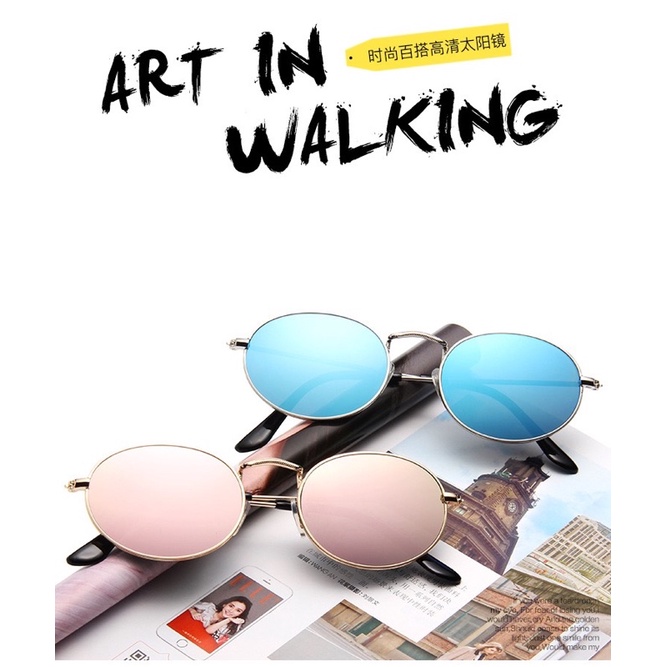 Kacamata【15】ins retro fashion men and women sunglasses